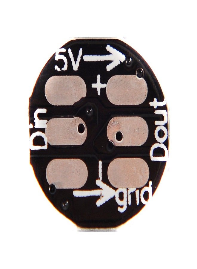 BTF-LIGHTING WS2812B 100 قطعة من وحدات إضاءة LED ذكية RGB قابلة للعنونة بشكل فردي، متوافقة مع أردوينو، وحدة إضاءة LED RGB أحادية اللون، لوحة دوائر مطبوعة سوداء فقط، تعمل بجهد 5 فولت تيار مستمر، مناسبة لأعياد الميلاد (بدون محول أو وحدة تحكم). - Image 4